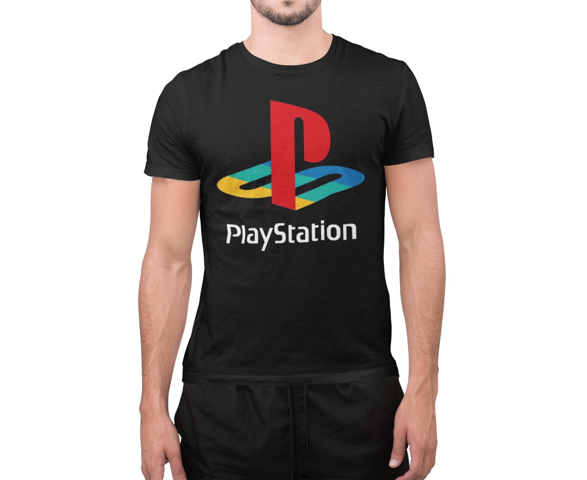 

Koszulka T-shirt Z Nadrukiem Play Station XL