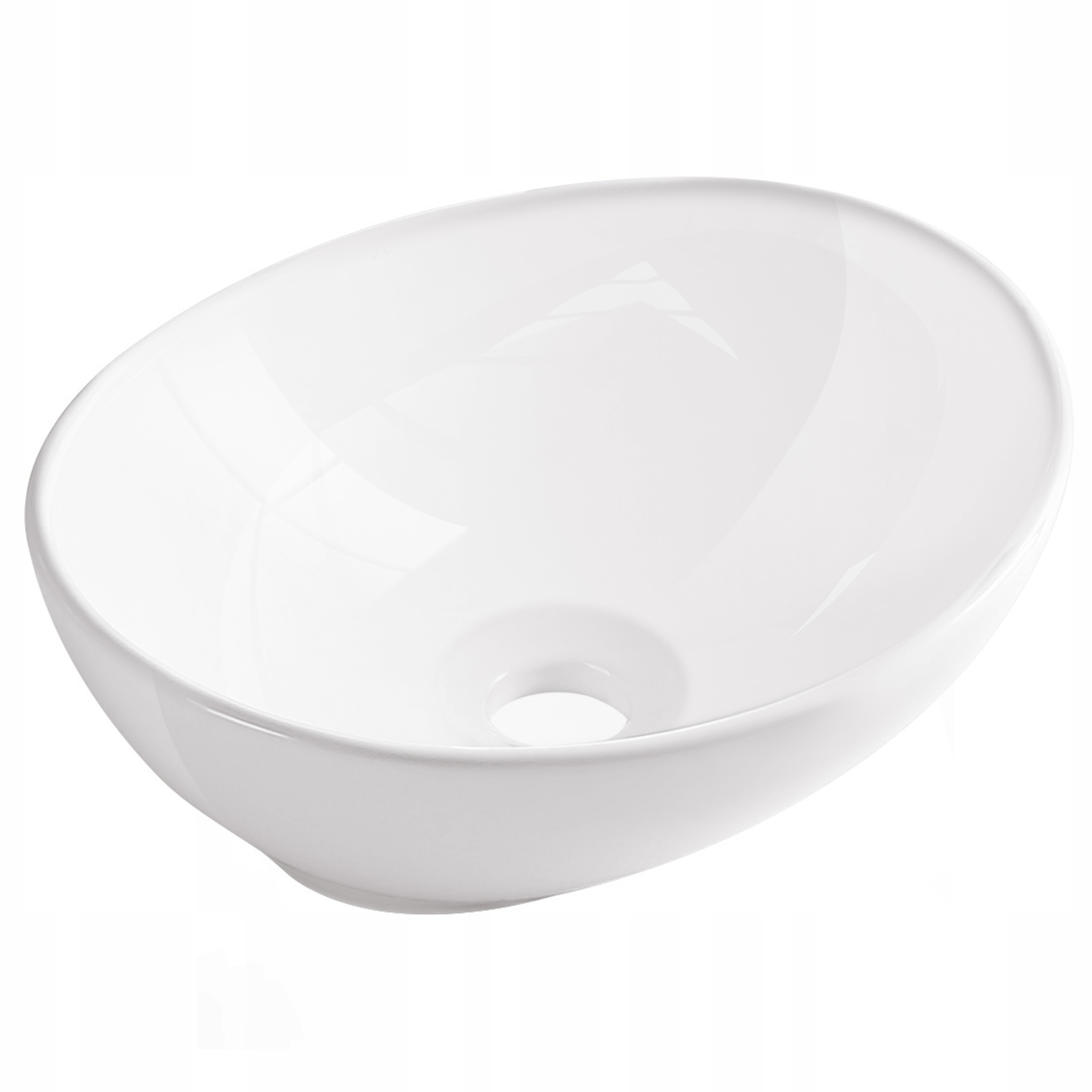 Aquauno Umyvadlo Na Desku 42 x 33 cm Keramické Bílé Oválné