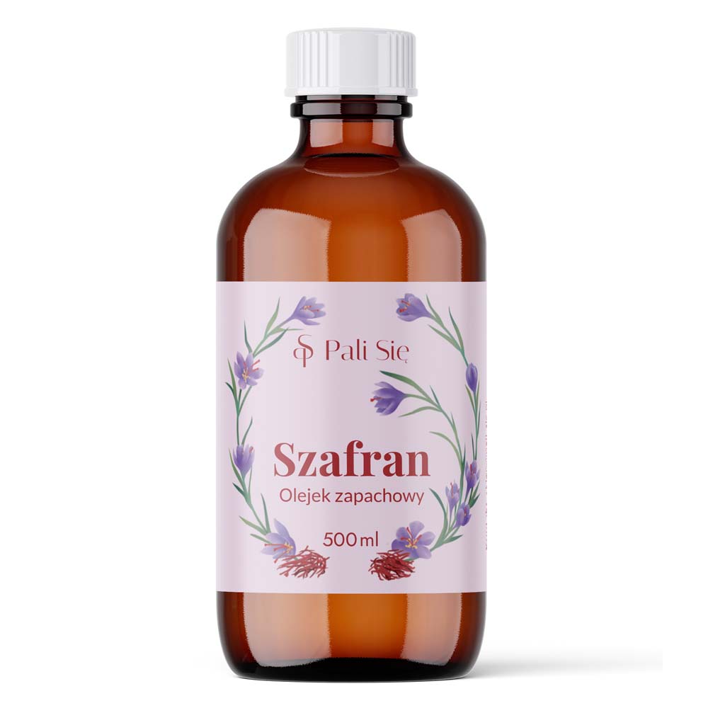 Vůně do svíček a vosku Šafrán 500 ml vonný olej