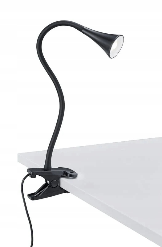 Rl Viper Led stolní lampa s klipem černá 3W 3000K Energeticky úsporná