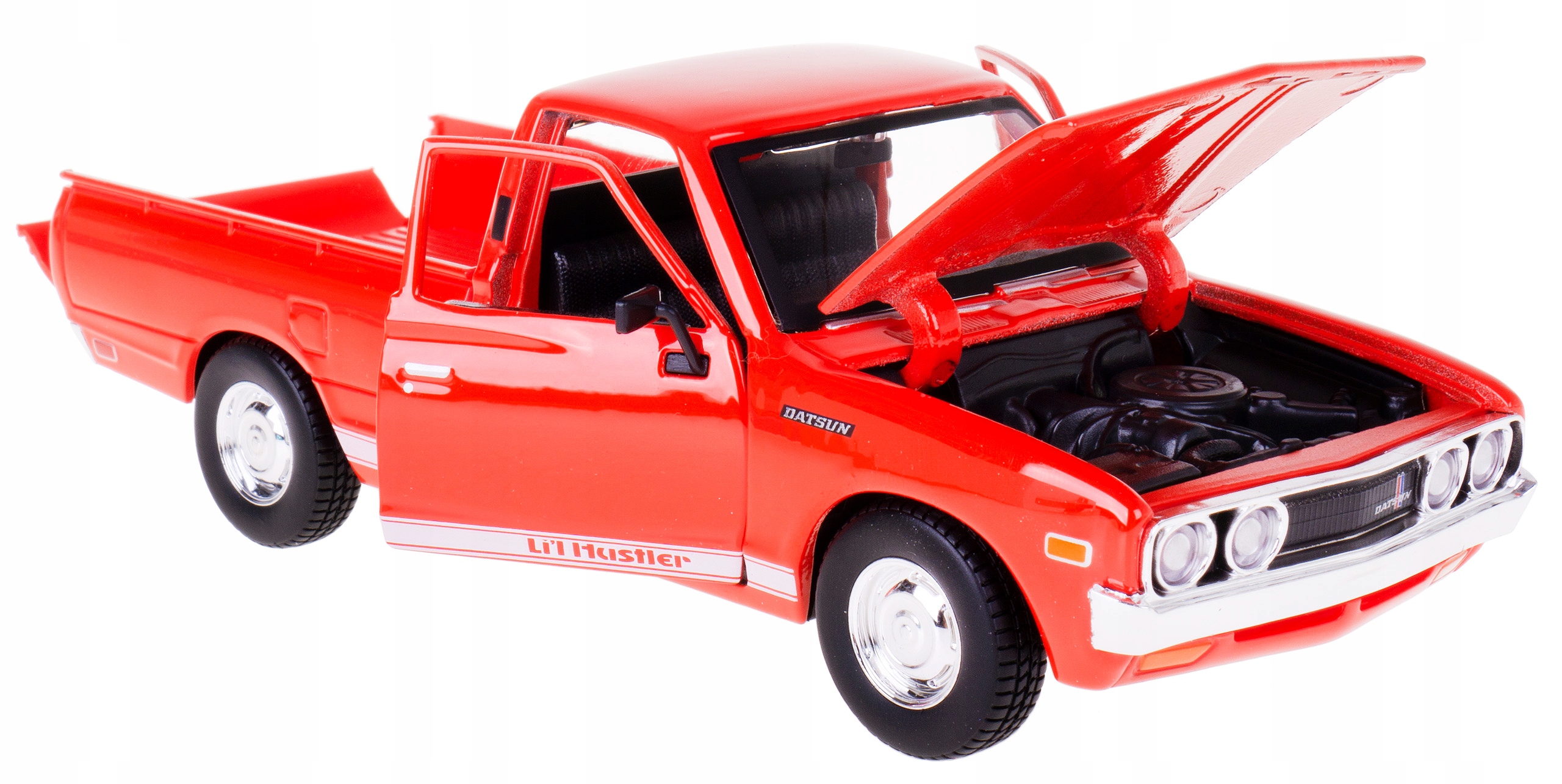 Datsun 620 Pick-up Model Kovový Maisto 1:24 Červený