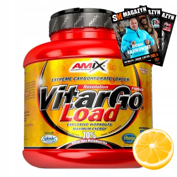 Amix Vitargo Load 2000 g Sacharidy Bulk Energie Síla Vytrvalost Moc
