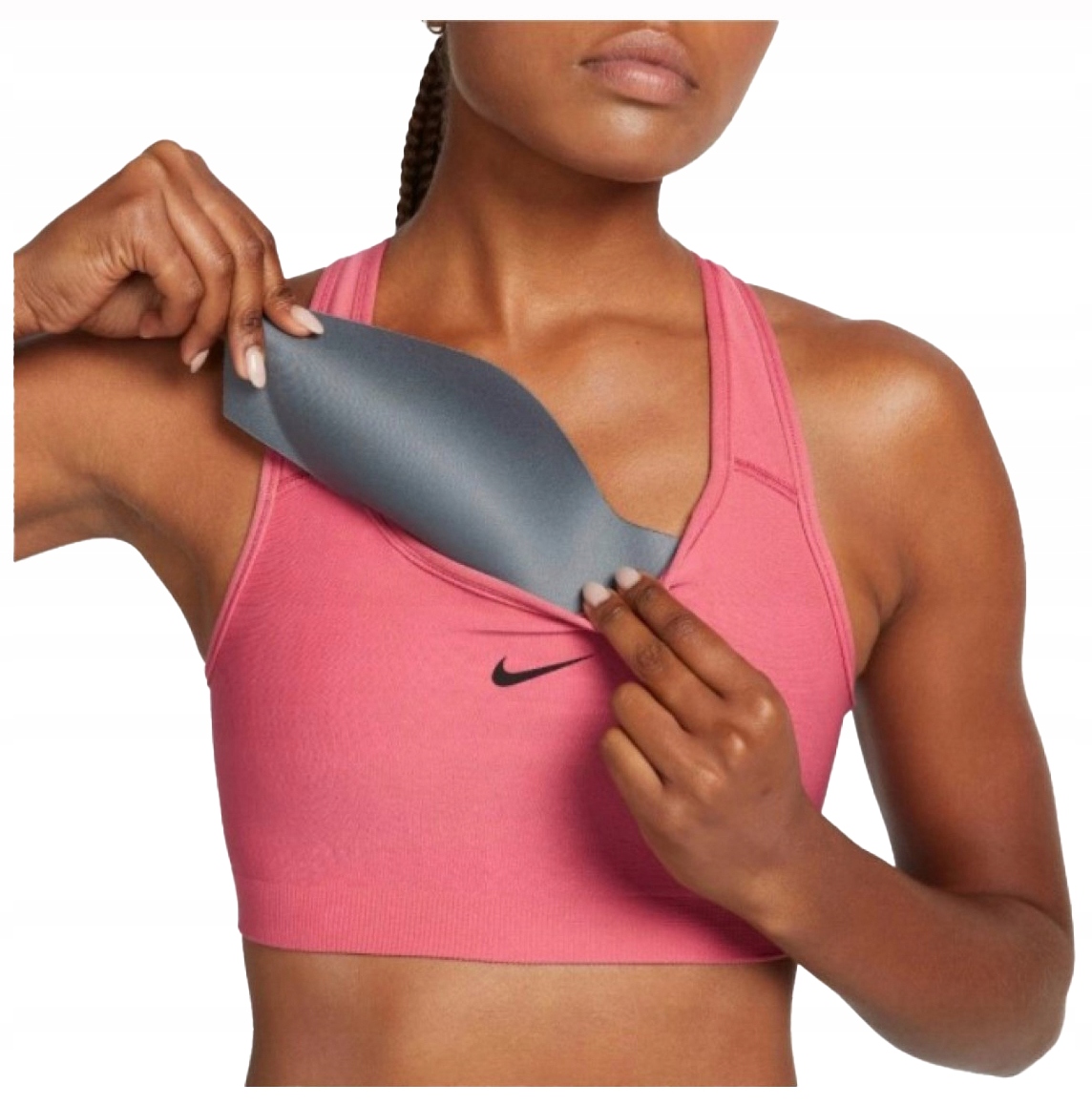 Miękki Stanik Sportowy Nike Swoosh Bra DD3540-622 M