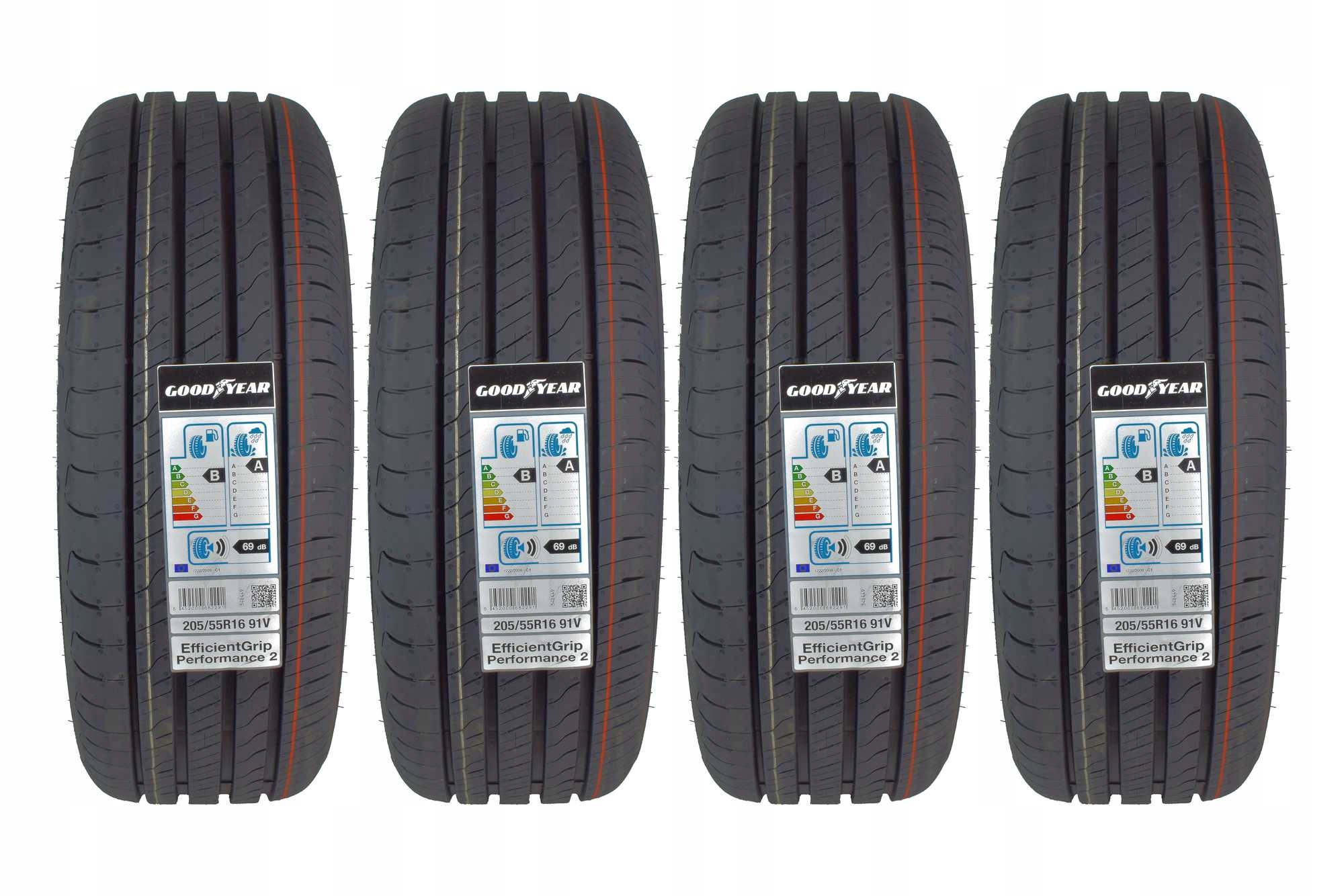 4 Opony letnie 205/55R16 Goodyear EfficientGrip Performance 2 2026