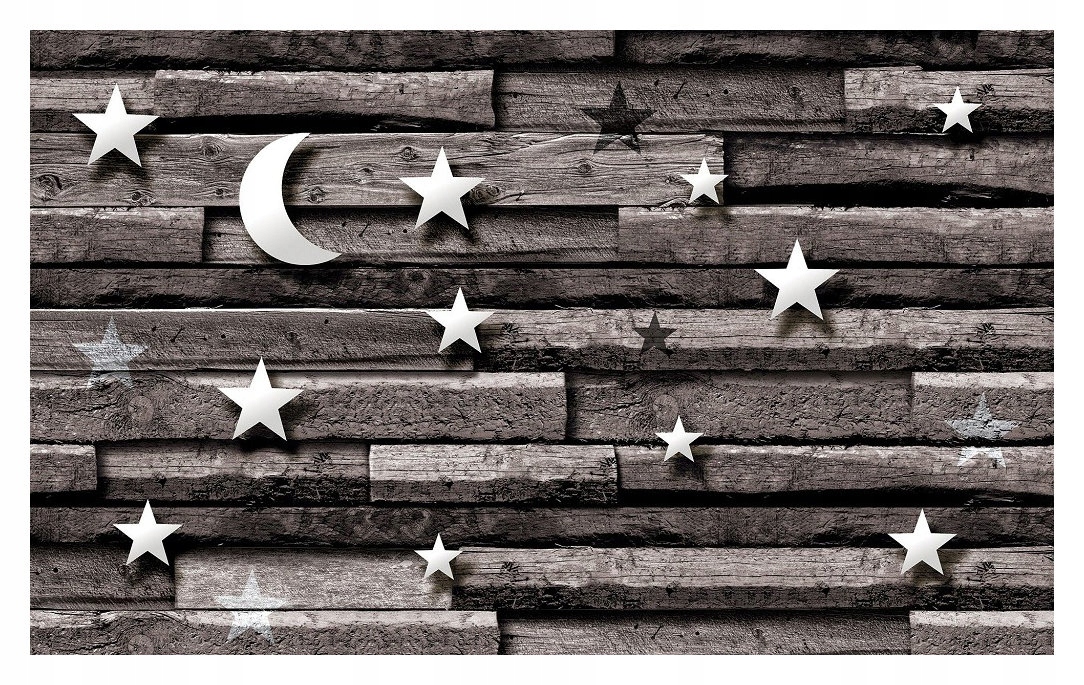 Fototapeta Noční obloha Měsíc Hvězdy Abstrakce Rozměr 208x146 lepidlo