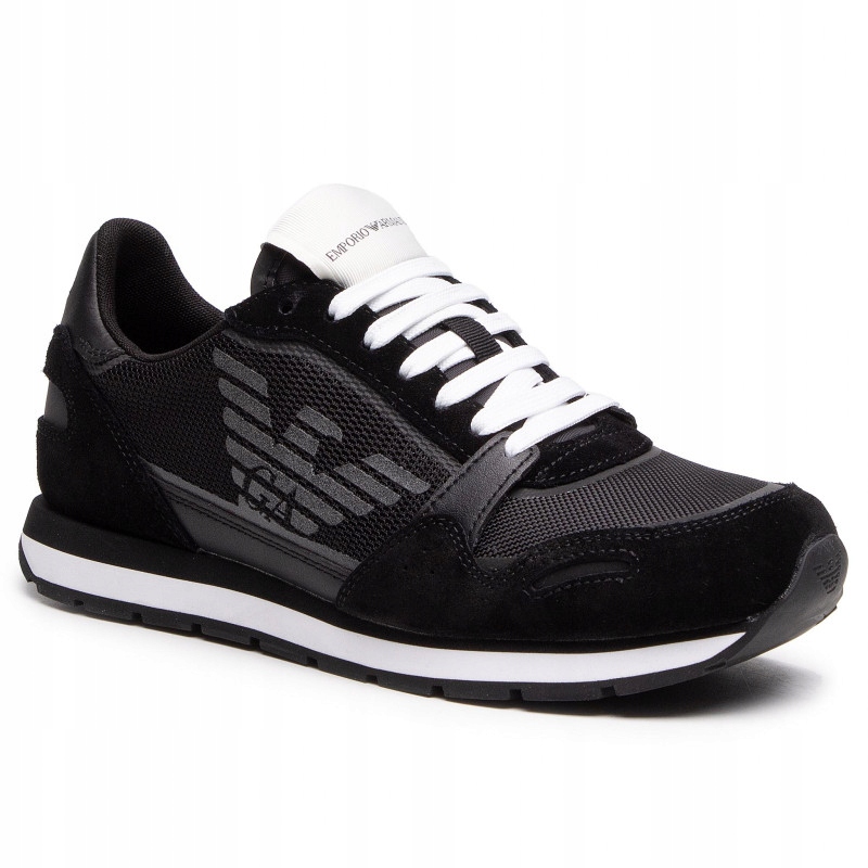

Emporio Armani - czarne sneakersy męskie r. 40