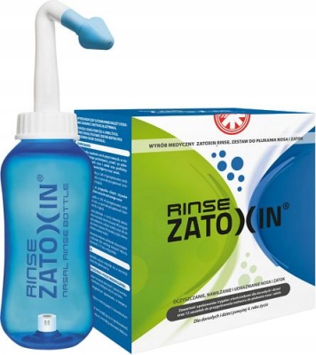 

Zatoxin zestaw do płukania nosa 12 sasz.+ irygator