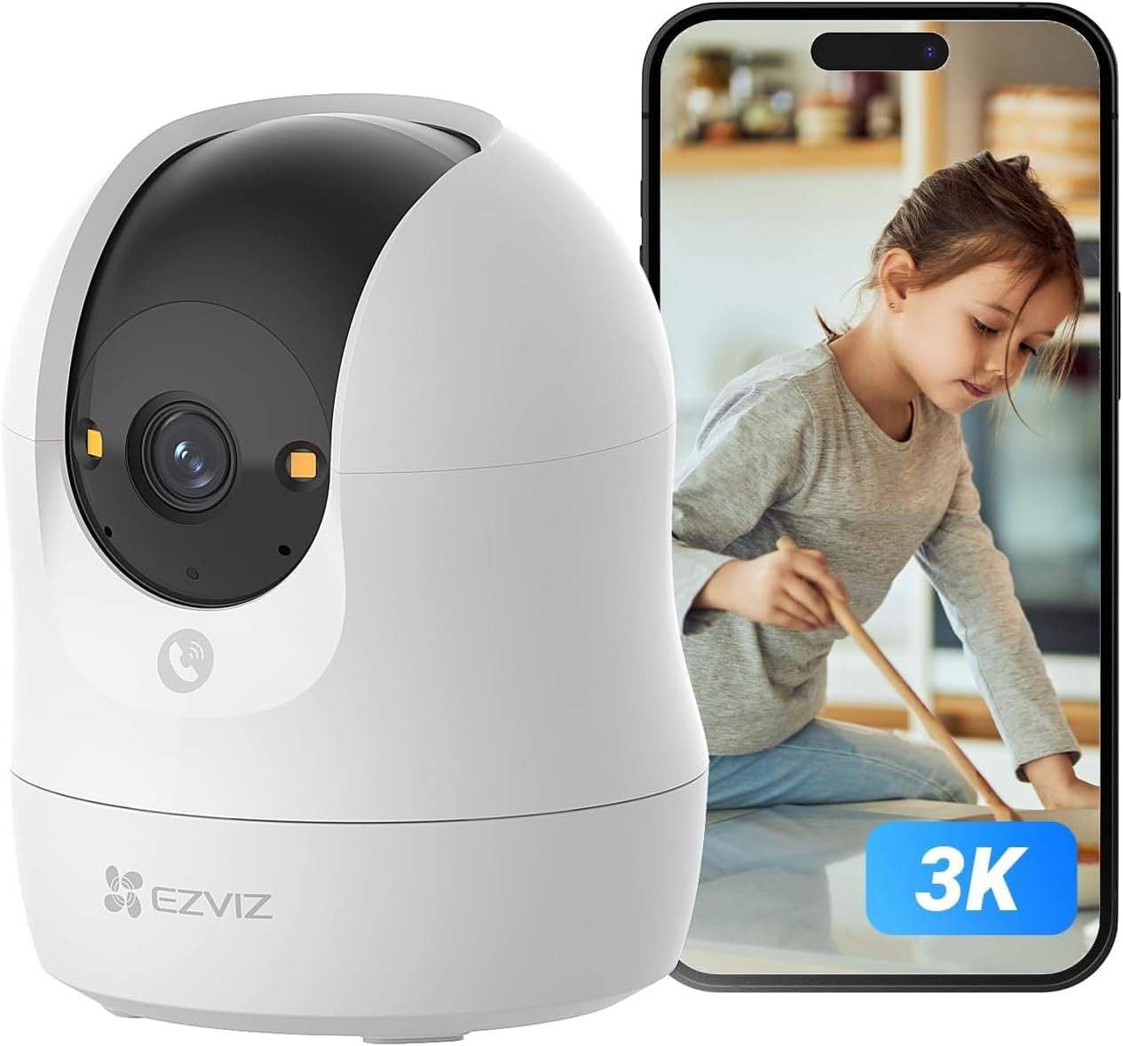 Otočná kamera Ezviz C6N G1 5MP 3K WiFi Smart rozpoznávání osob Wlan