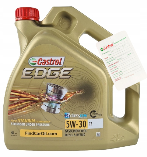 

Olej Silnikowy Castrol 5W-30 4L Edge C3 ___filtry!