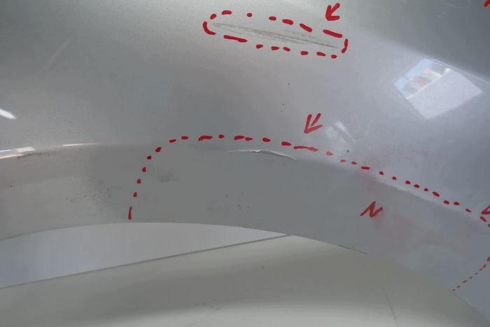 OPEL CORSA F fender right front front