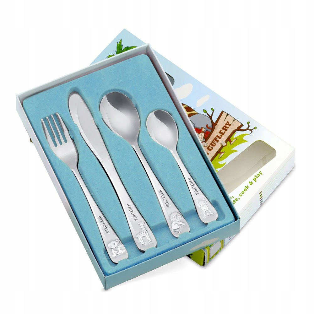 SZTUĆCE DLA DZIECI PREZENT CHRZEST ROCZEK URODZINY Marka Murrano