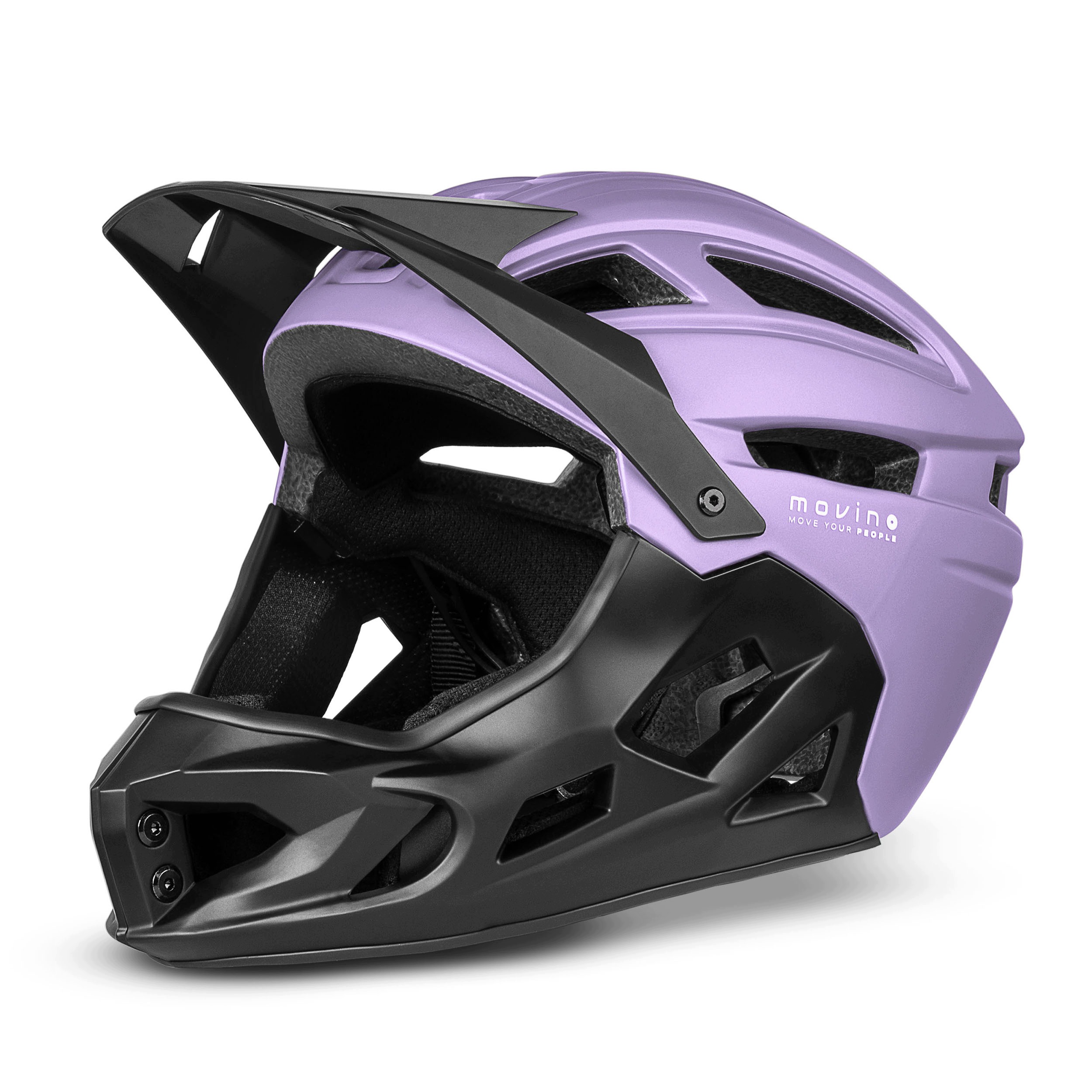 Kask Full Face Movino Edge 418g Mtb Hulajnoga Rolki 51-54cm In-mold