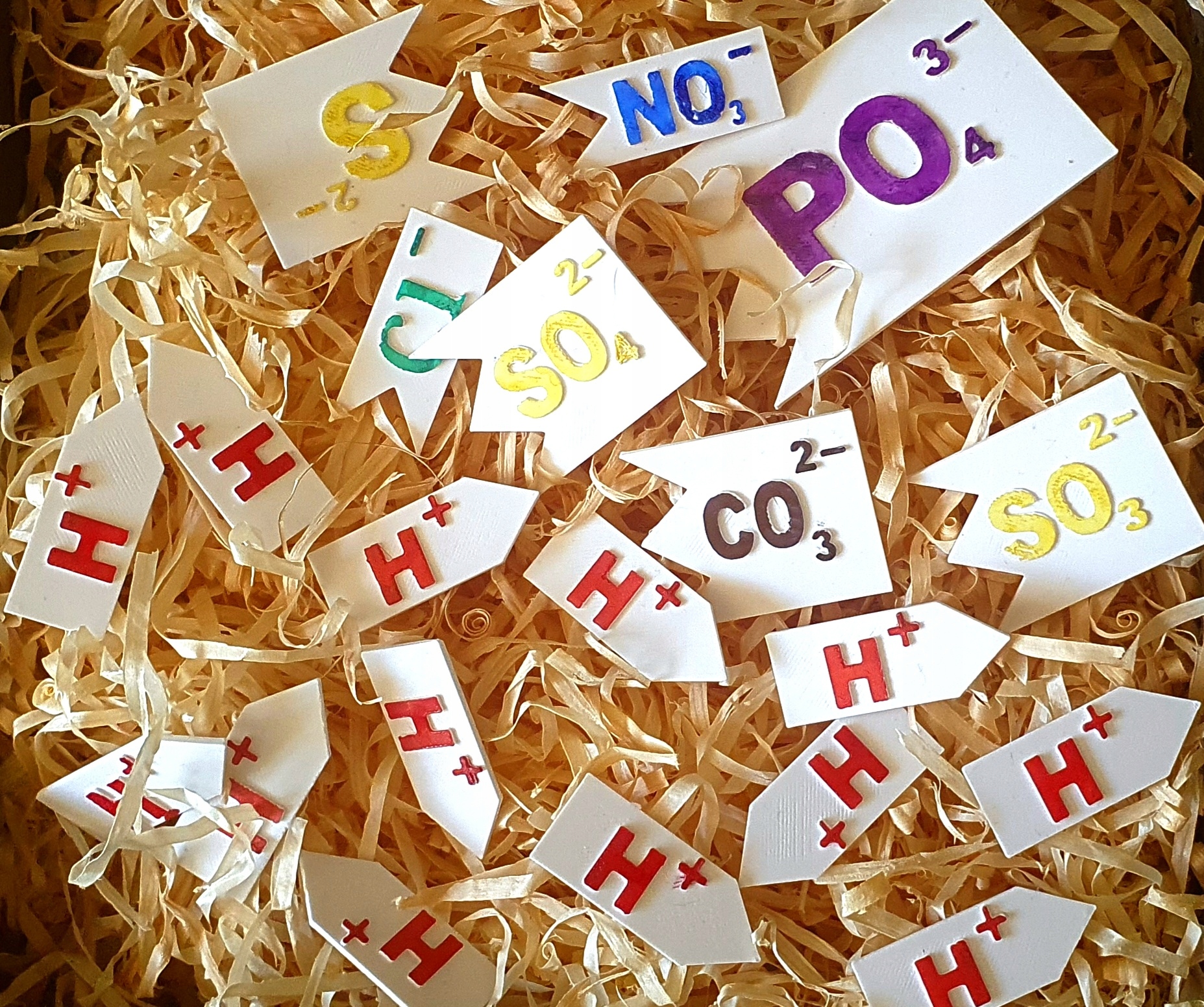 Puzzle chemiczne-jonowe Marka bez marki