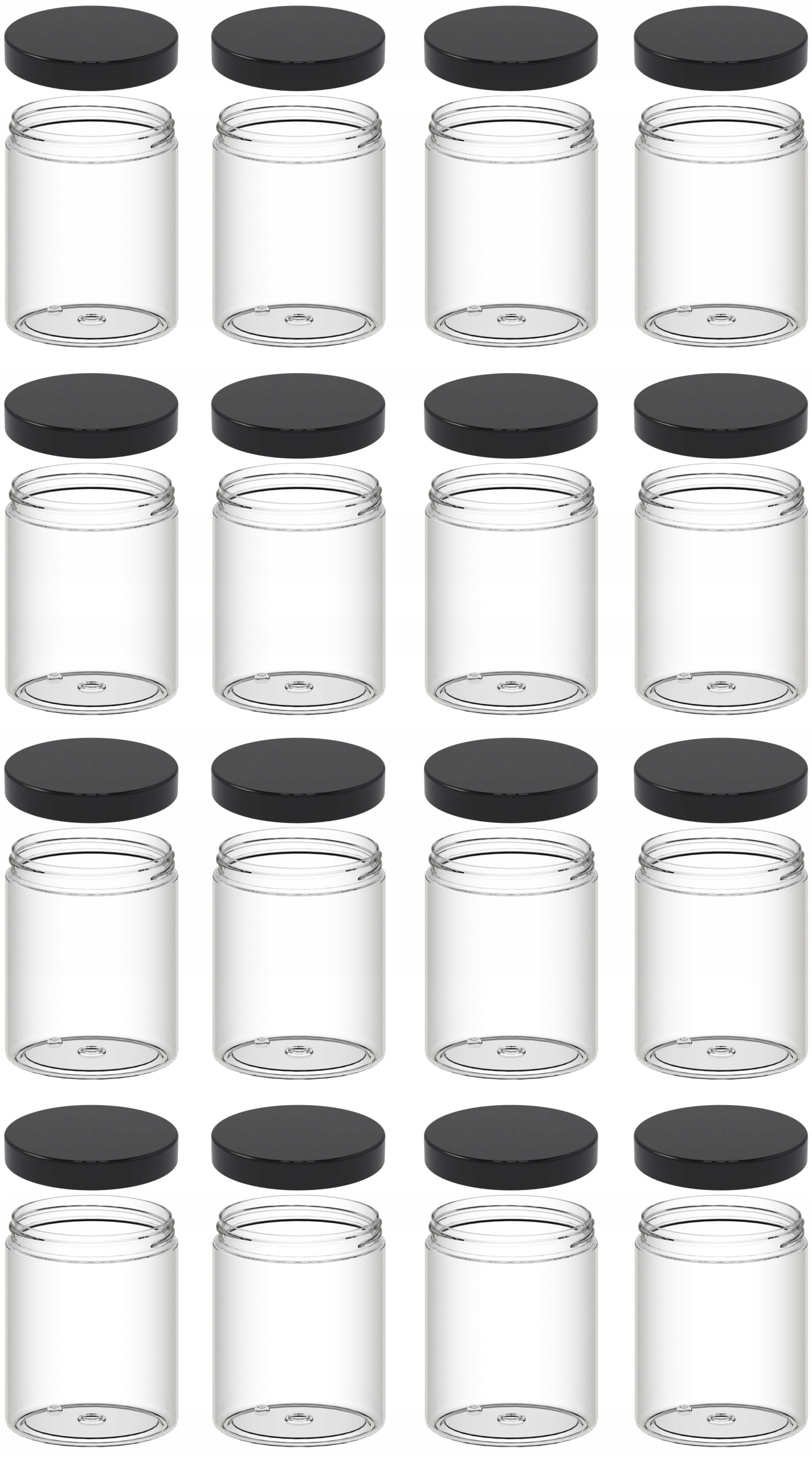 

Pojemnik Słoik 300 ml na przyprawy Zestaw 16 szt.