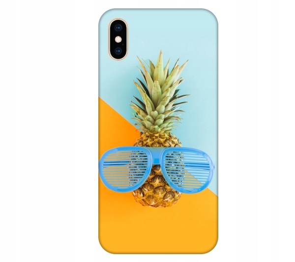 

Etui na telefon iPhone X / Xs Ananas w okularach l