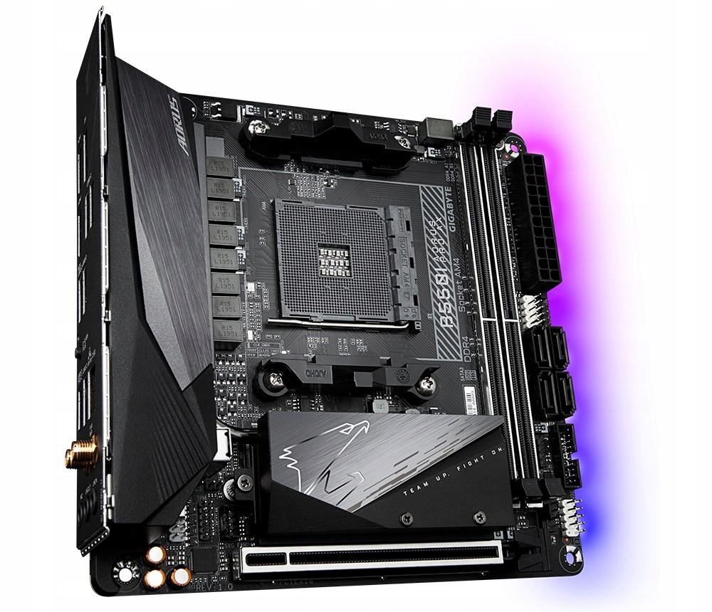 Płyta główna B550I Aorus Pro Ax AM4 2DDR4 Hdmi/dp mITX