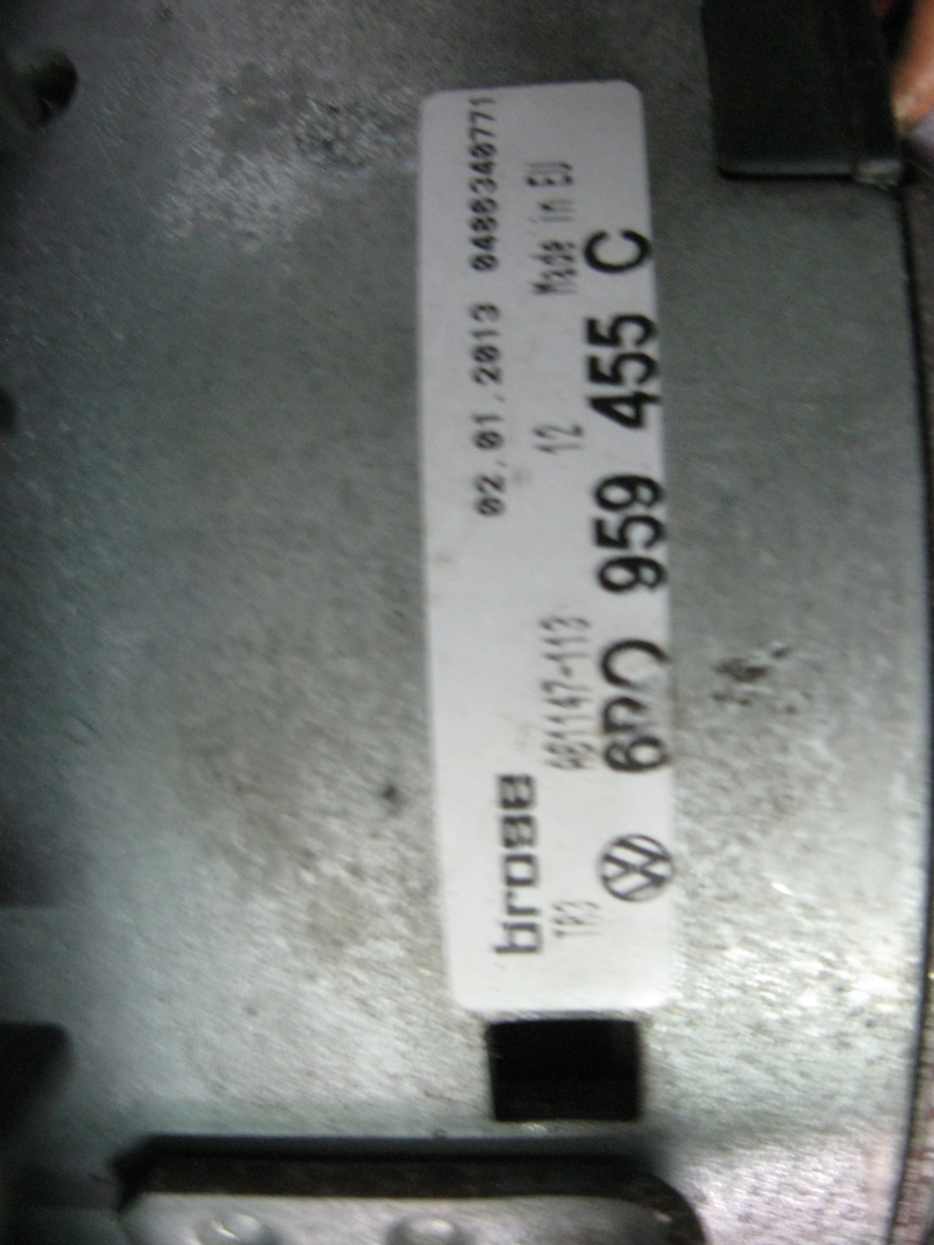 6Q0959455AD - Двигун без вентилятора Polo 6r