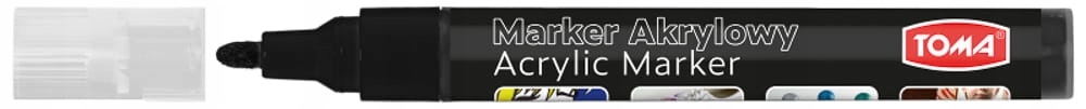 MARKER AKRYLOWY TO-402 TOMA CZARNY