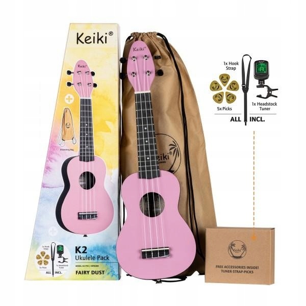Sopránové Ukulele Ortega K2-FYD Fairy Dust