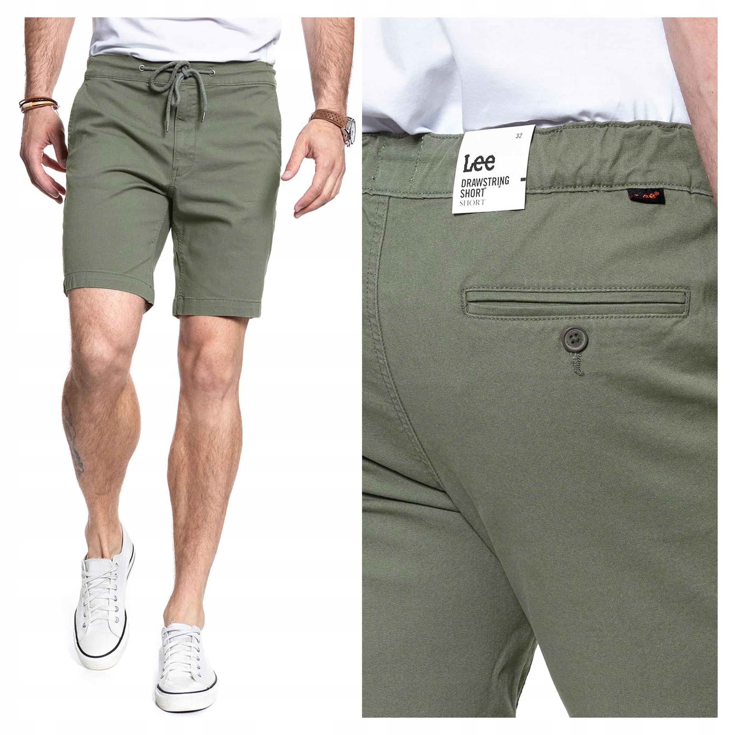 Pánské látkové šortky Lee Drawstring Short 31