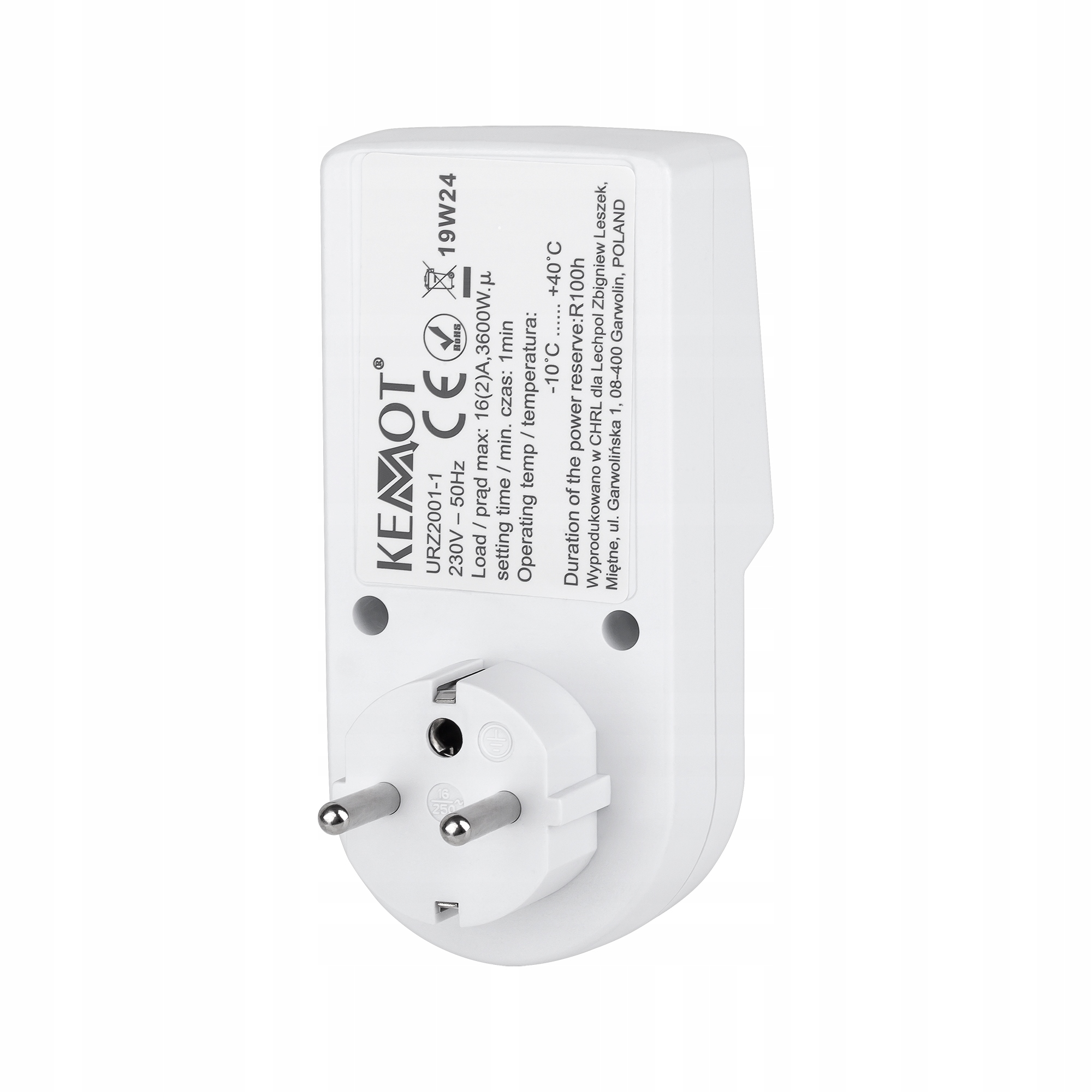 Programator czasowy Kemot URZ2001-1 Model URZ2001-1