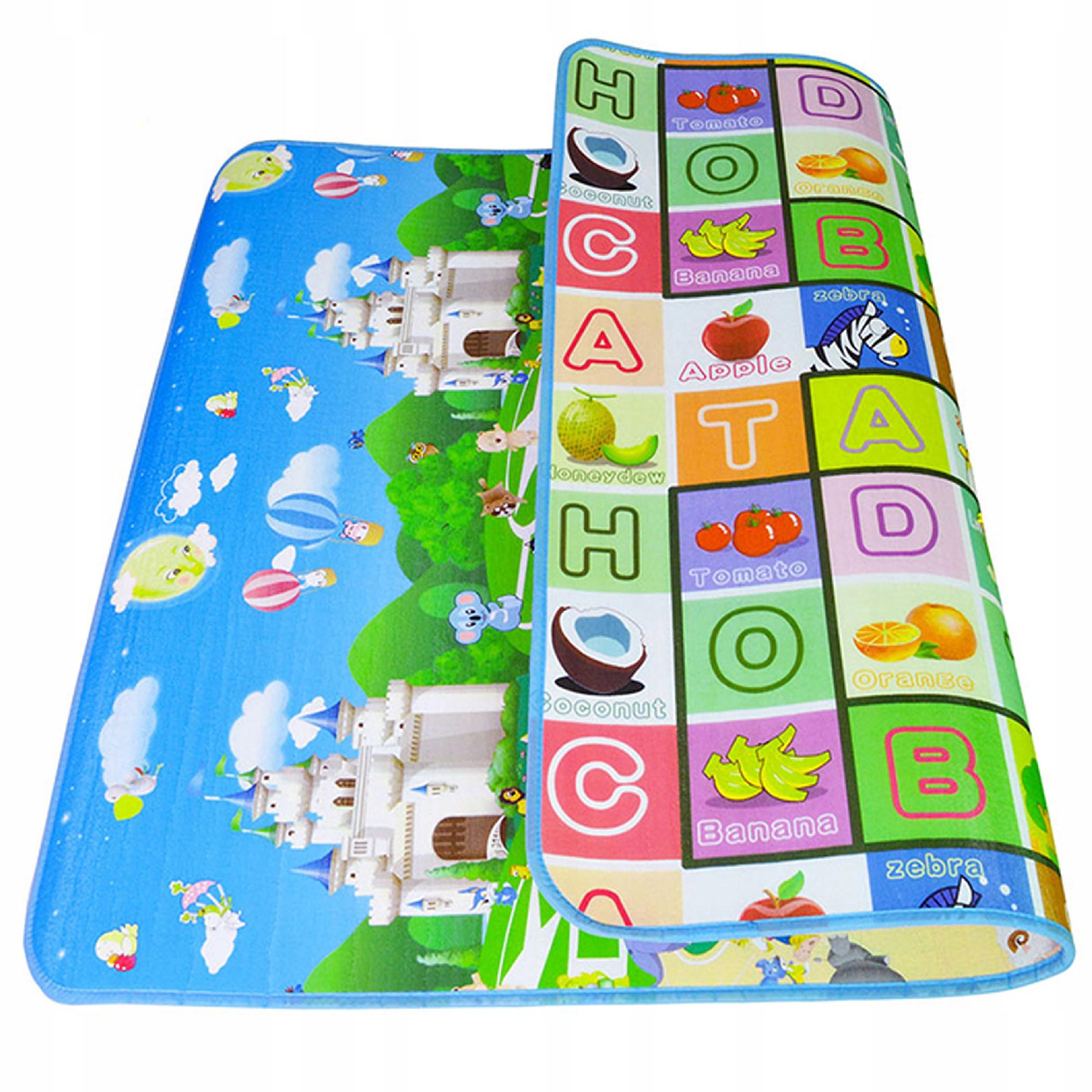 

Duża Mata Piankowa Edukacyjna Dywan 200x180 +torba