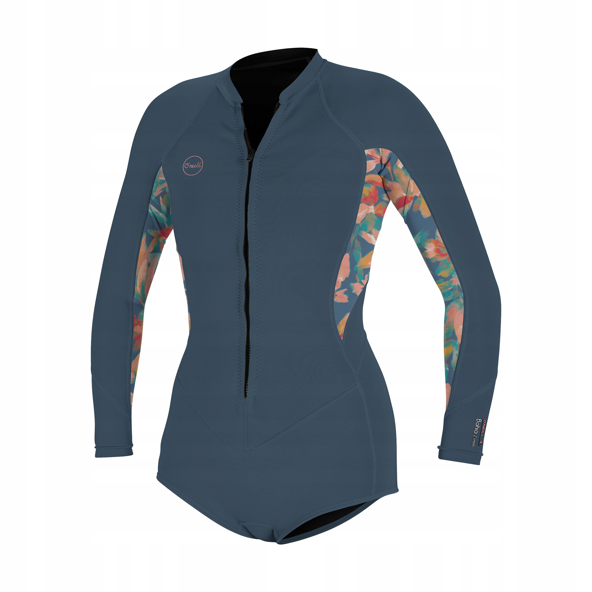 Pianka do pływania damska O'Neill Bahia 2/1 Front Zip Short Spring Copen 4