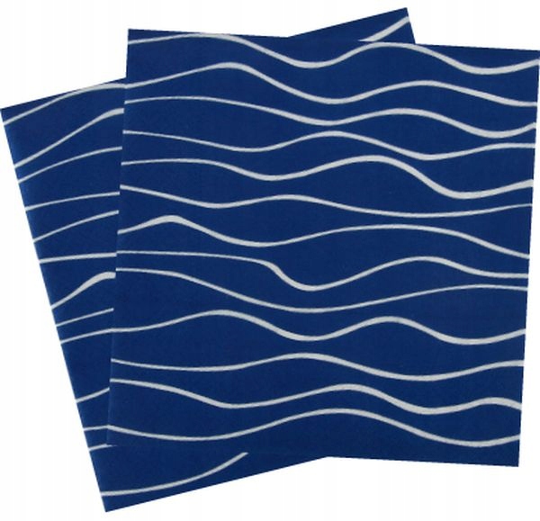 Komplet 20 serwetek Serwetki obiadowe na jacht Navy Blue Gimex 16.5 x 16.5
