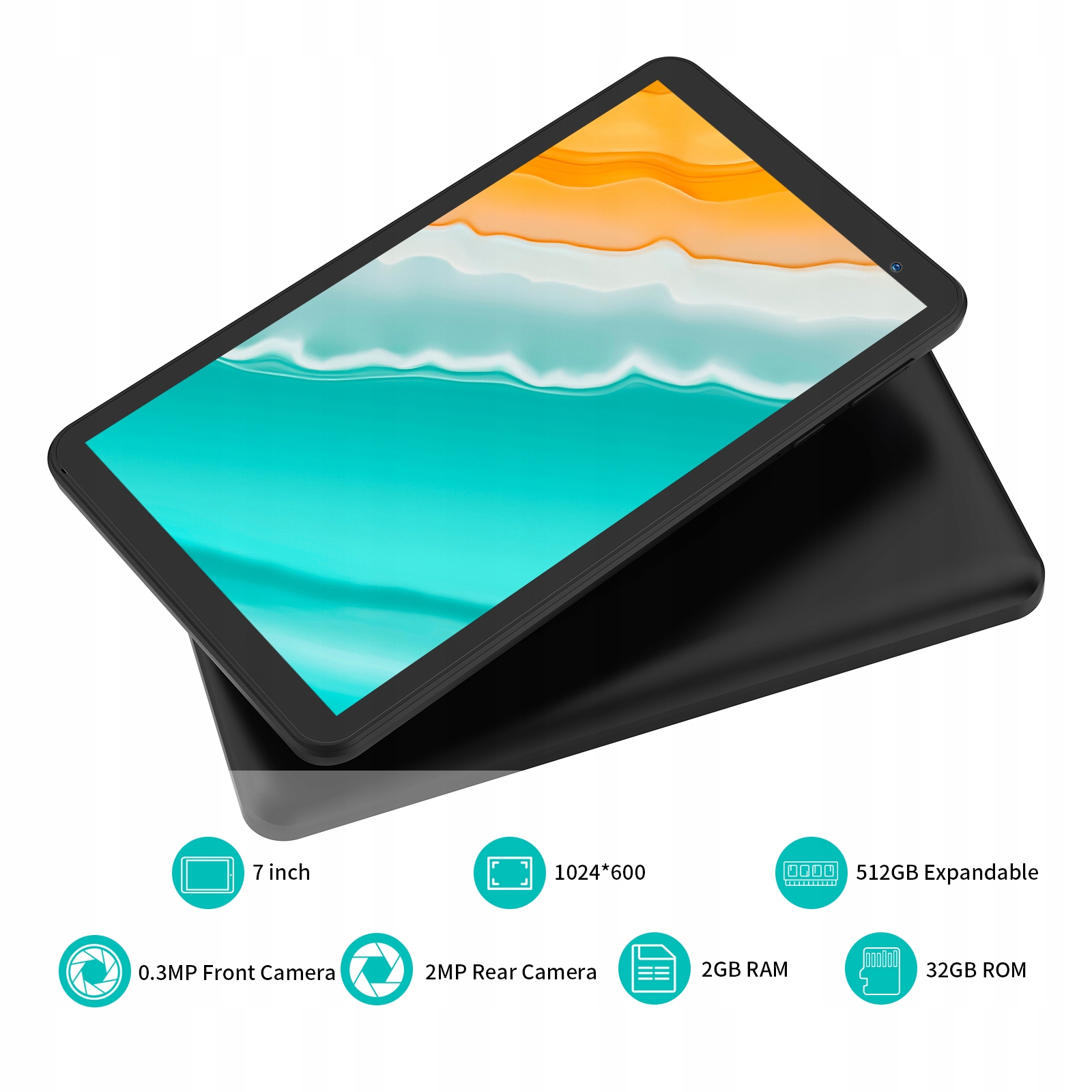 PRITOM Tablet 7" Android, 32 GB Z elő, csarny Márka Pritom