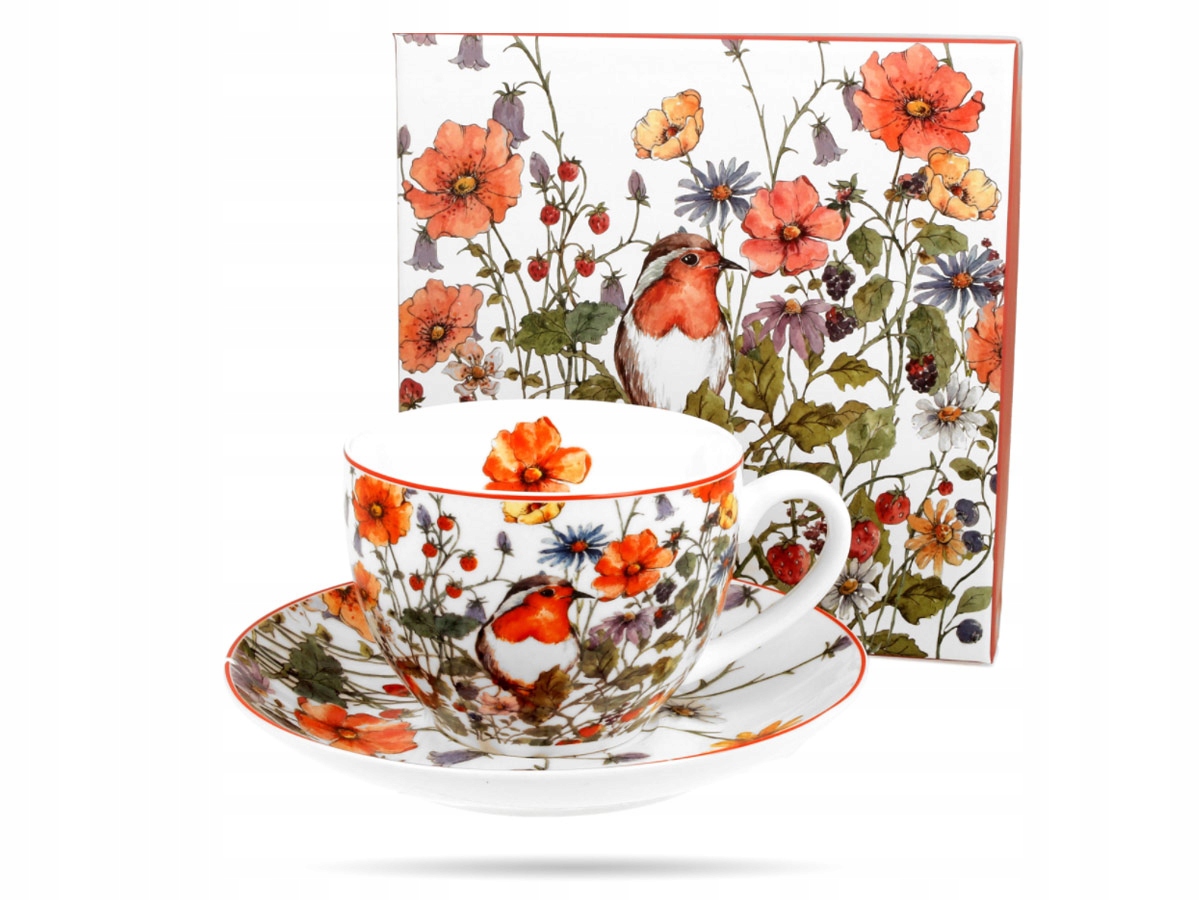 

Filiżanka ze spodkiem 270 ml Wild Bird Duo