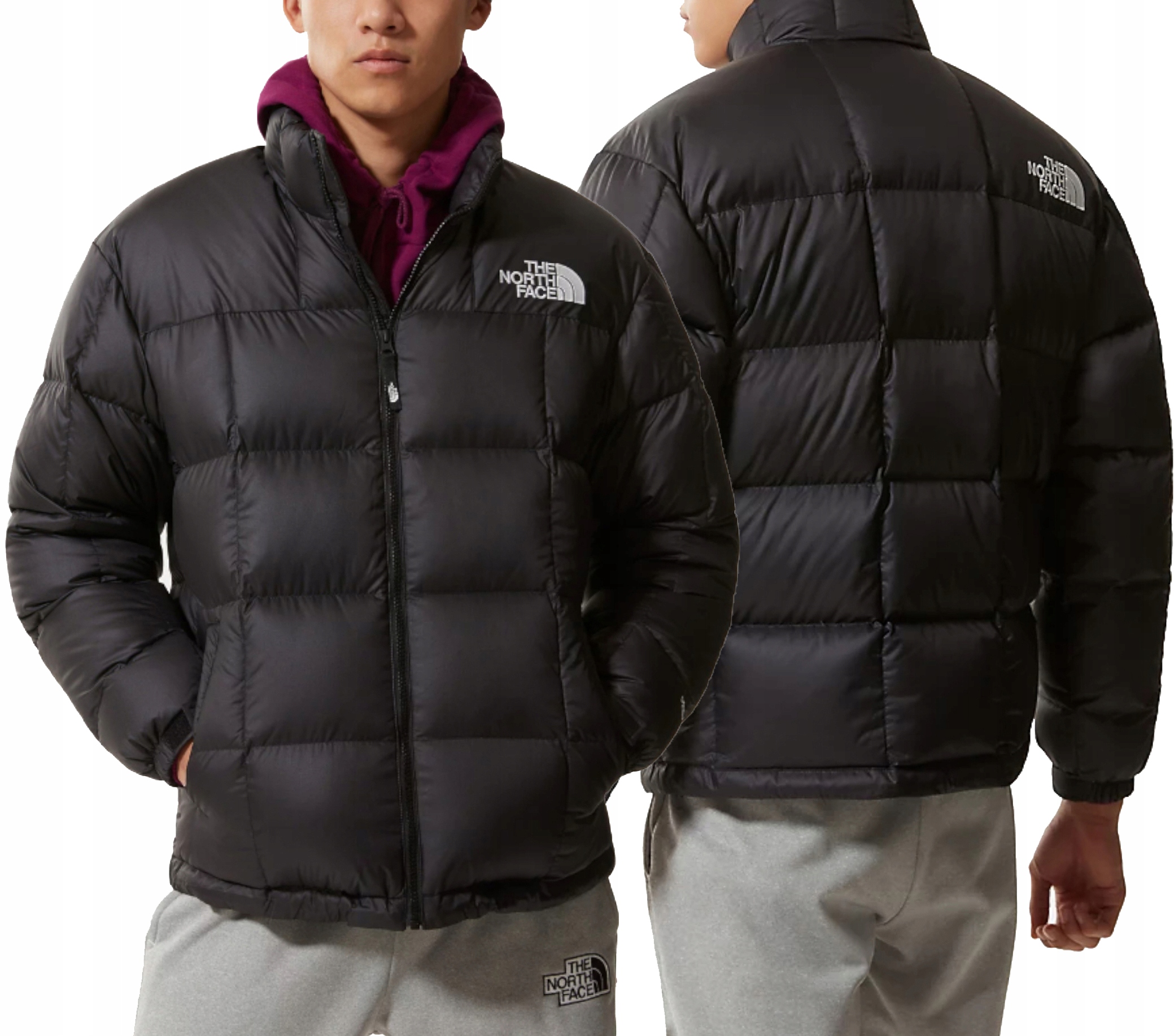 Pánská North Face péřová prošívaná bunda The North Face Lhotse černá M