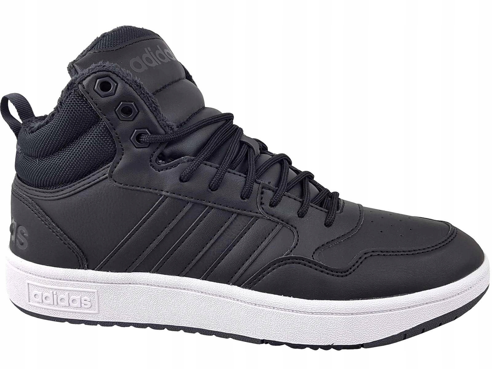 

Adidas Hoops MID GZ6679 Wysokie Czarne Ocieplane