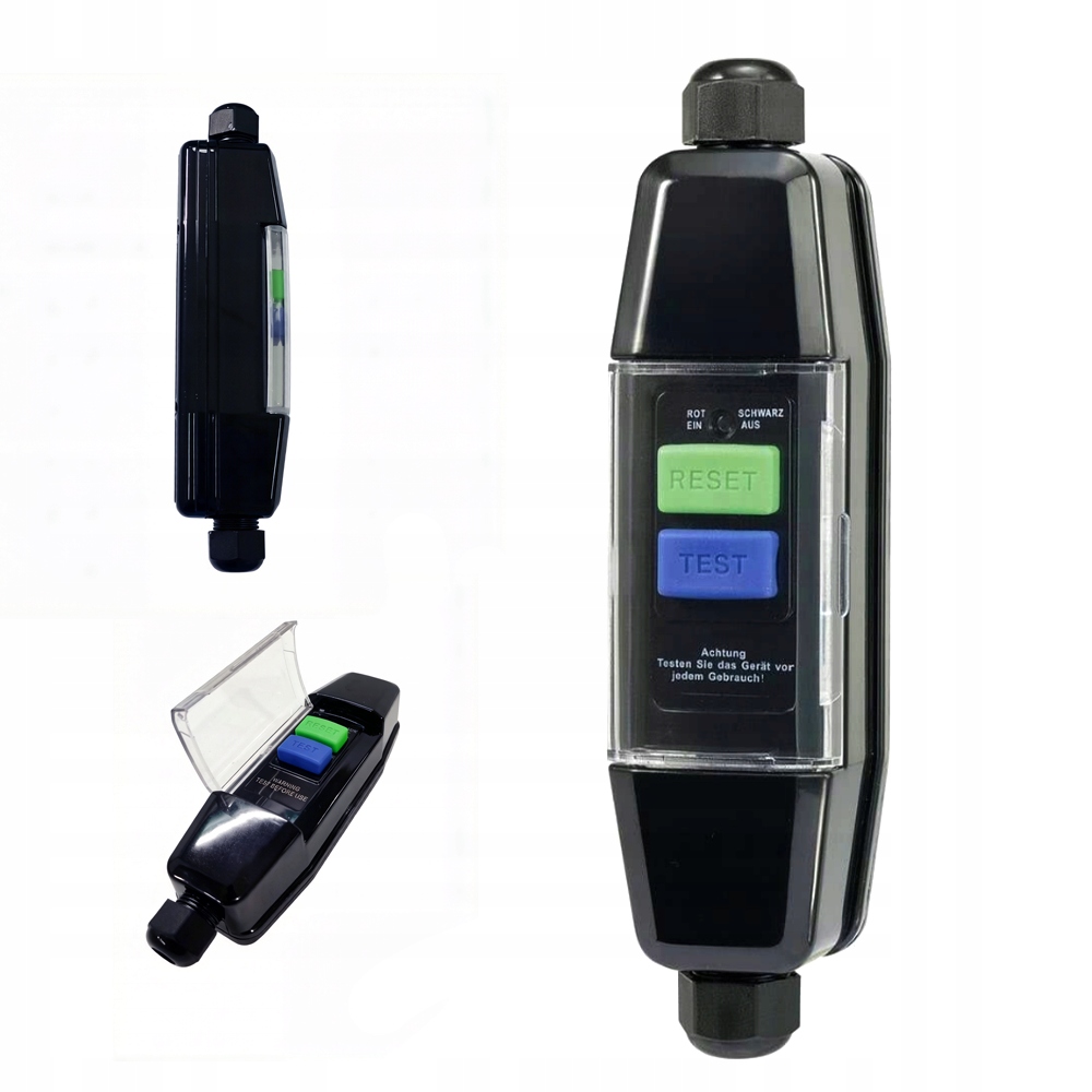 Proudový spínač Rcd na kabel, diferenciál 10mA, 3600W 16A IP66
