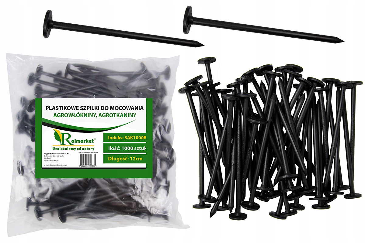 

Szpilki 12cm Agrowloknina kolki mocowania 1000szt