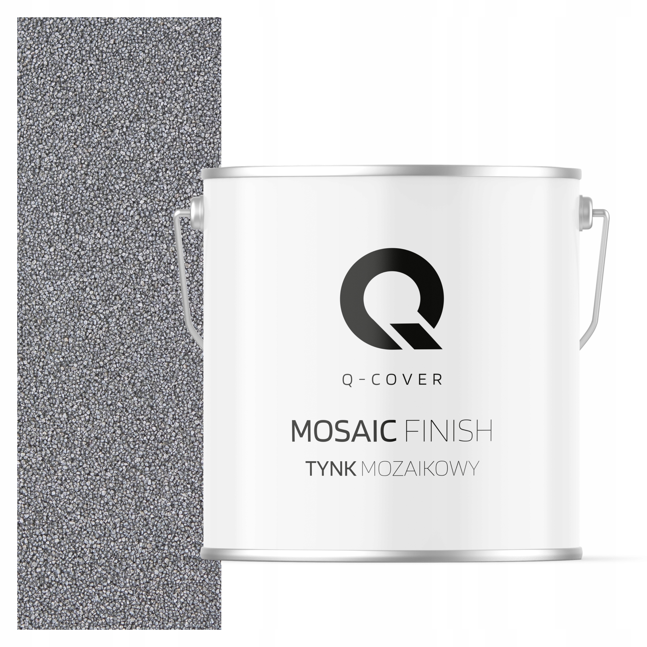 Mozaiková Omítka Mozaika 7KG Stříbrná M11 Ozdobná Pryskyřičná Fasáda Premium