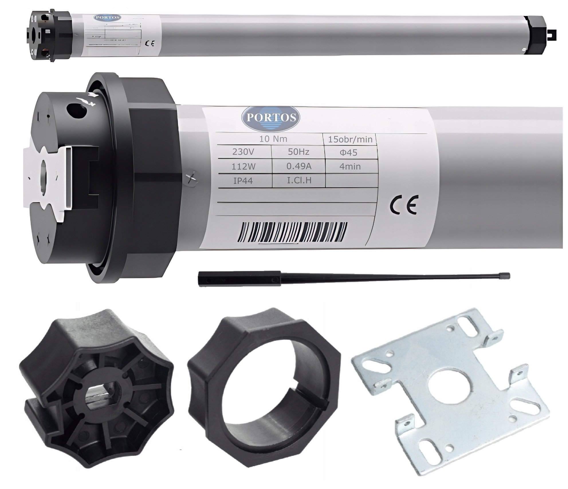 Motorový pohon pro venkovní rolety Fi 60 mm 10 Nm Portos