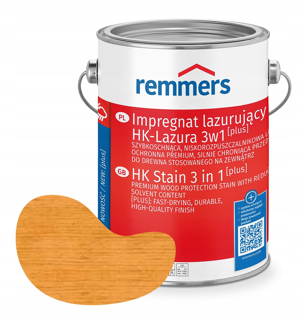 Remmers HK-Lazura 3v1 Plus Impregnát na dřevo, Lazura 10L Pinia Modřín