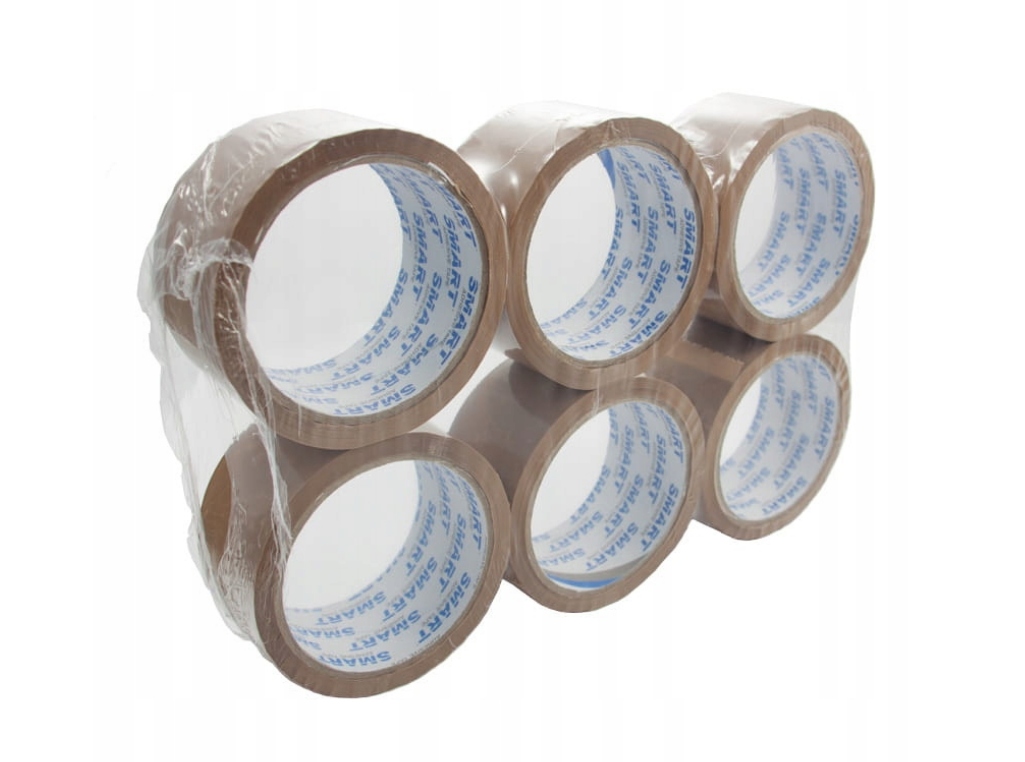 

Smart Taśma Pakowa Akryl Brąz 48mm 60yd 6szt.