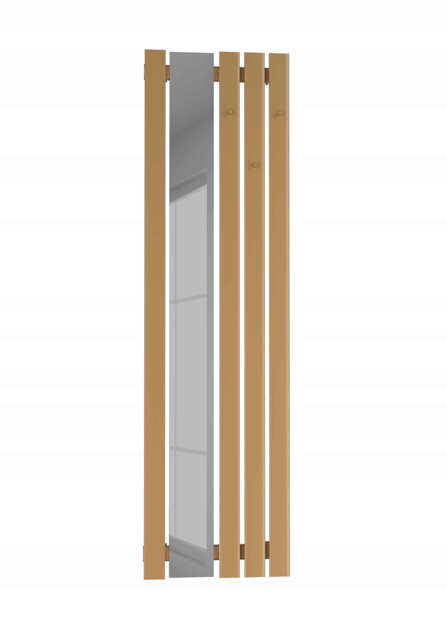 Dekoratívny panelový radiátor Bello Mirror Hook 140/52 Antik Tmavý