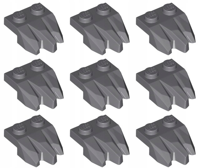 

Lego 27261 Pazury szare ciemne Nowe (10g) 9 szt.