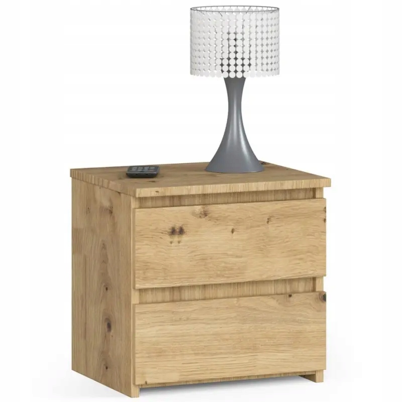 

Mały stolik nocny do sypialni dąb artisan 40 cm