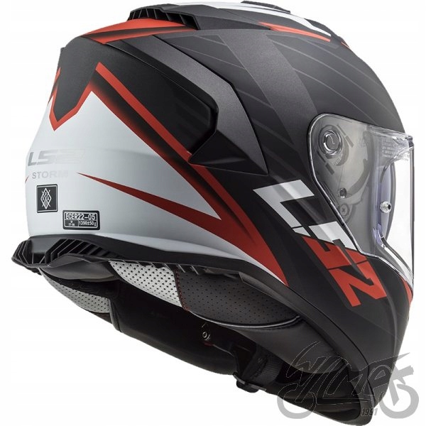 KASK LS2 FF800 STORM NERVE MATT BLACK RED XXXL Numer katalogowy części WZMOTO.PL IS17M3566