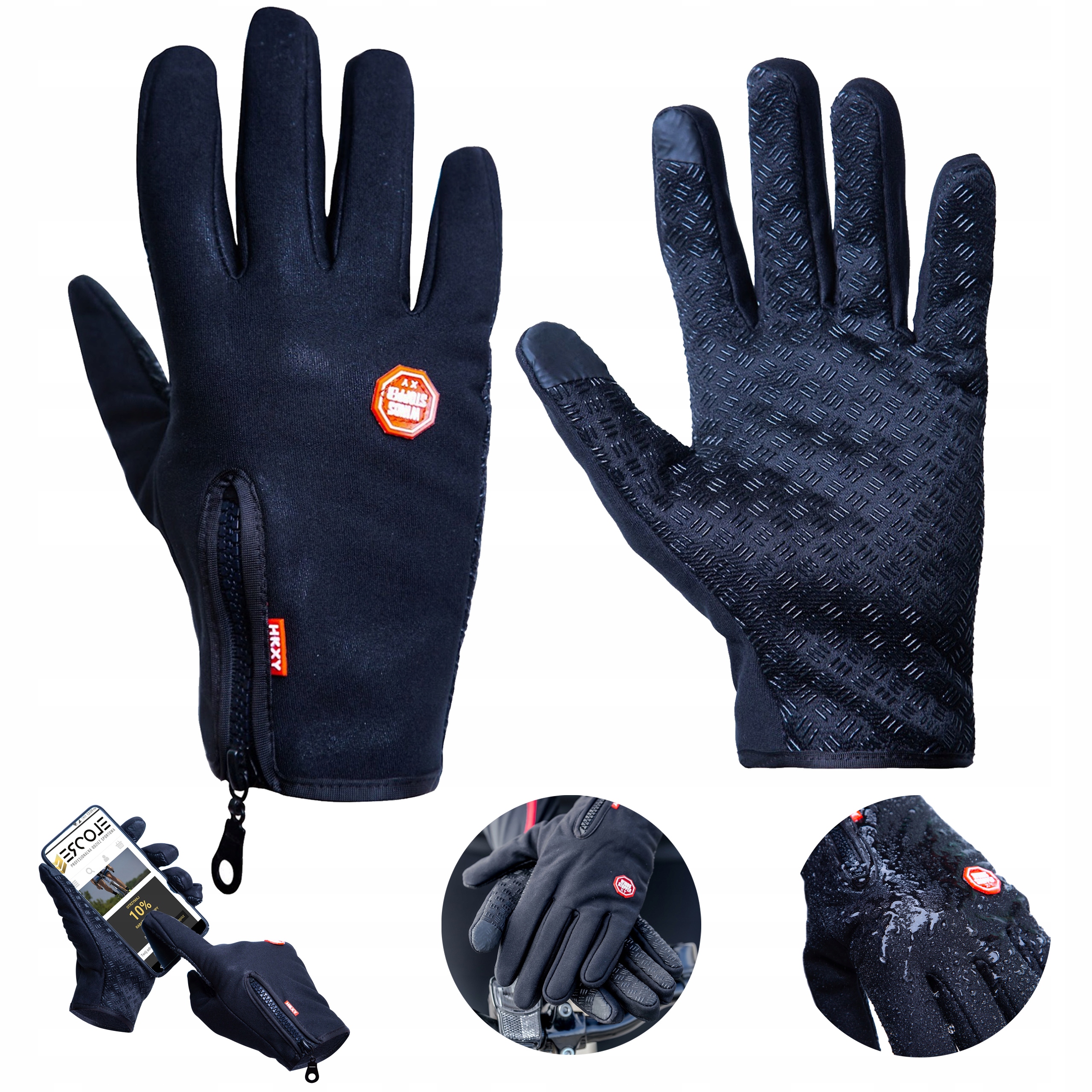 Rękawiczki na rower Dotyk Sportowe Męskie Damskie