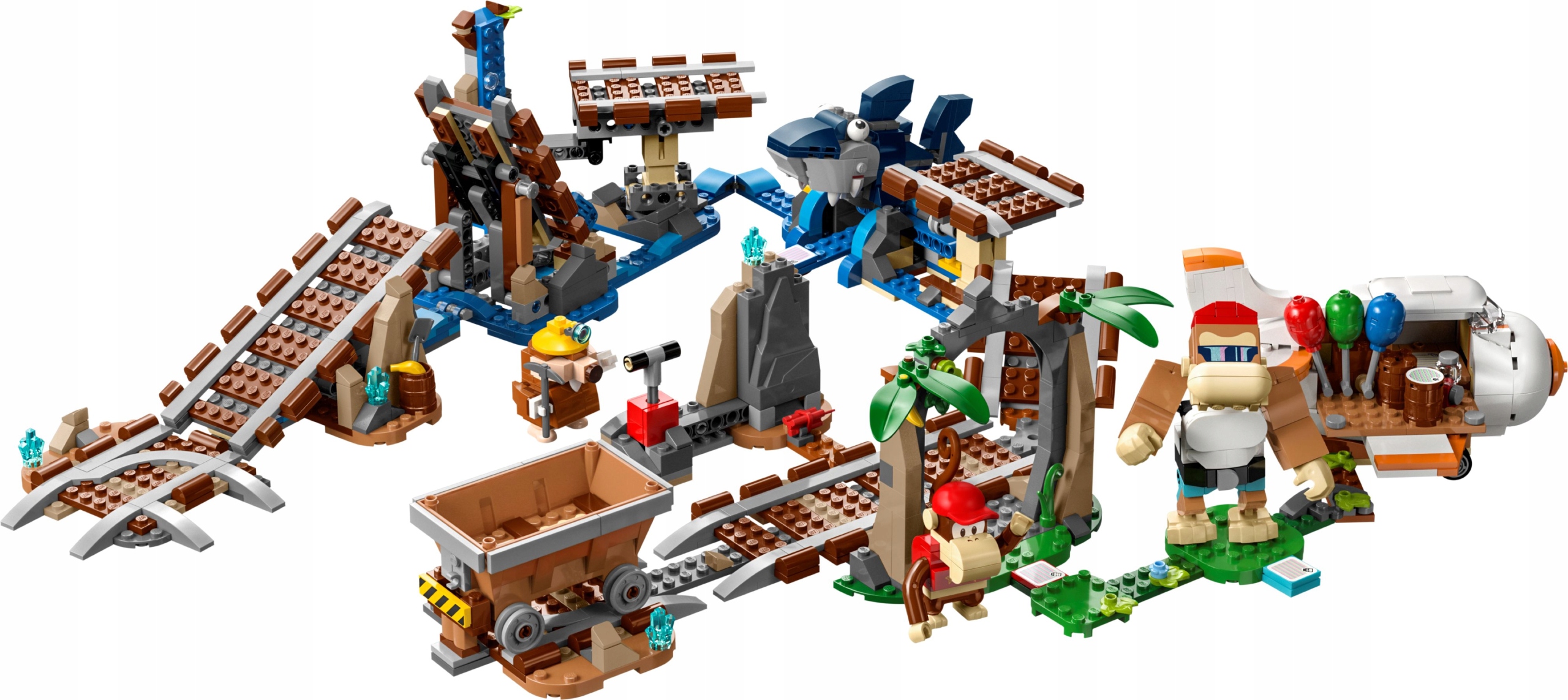 LEGO 71425 Przejażdżka wagonikiem Diddy Konga Marka LEGO