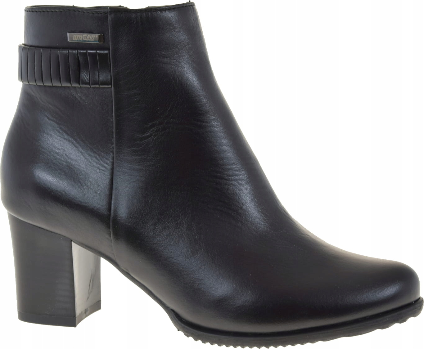 Elegantní Dámské Kotníkové Boty Wielbut K-257 Přírodní Zateplená Kůže Stylové 37