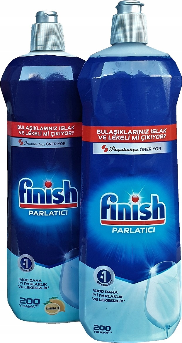 

Nabłyszczacz Finish 1xLEMON 800ml +1xREGULAR 800ml
