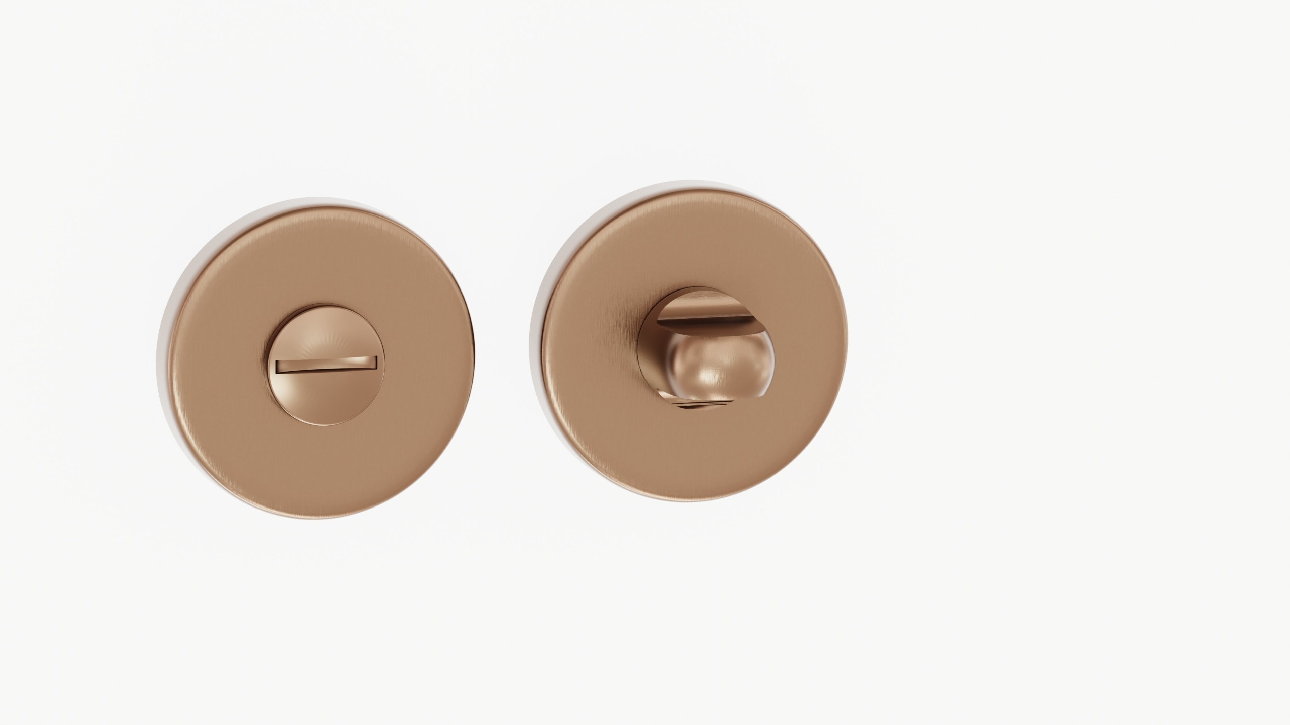 rozeta kulatá Ropr Wc koupelna měď měděná