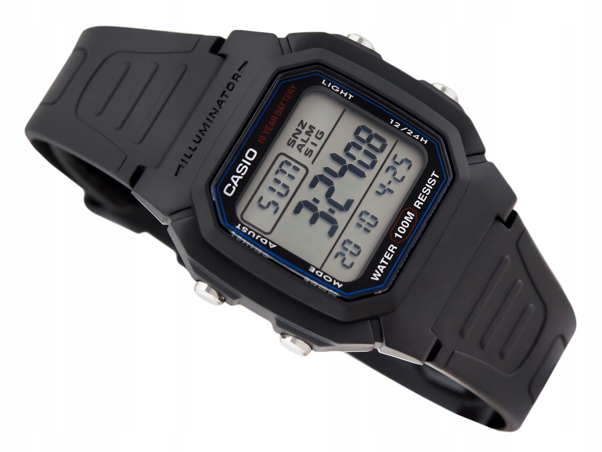 Pánské Hodinky Casio W-800H-1AVES, Originální Sport
