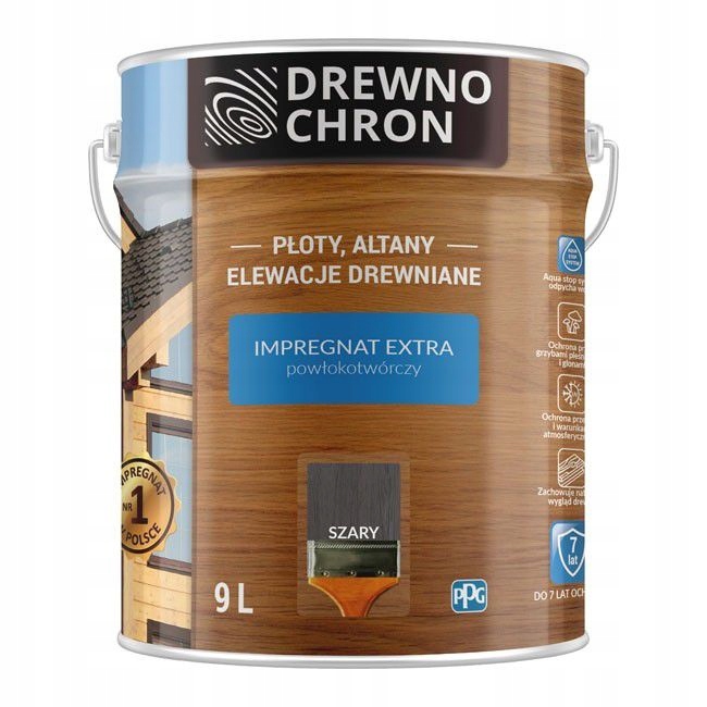 Drewnochron Impregnat Szary 9L
