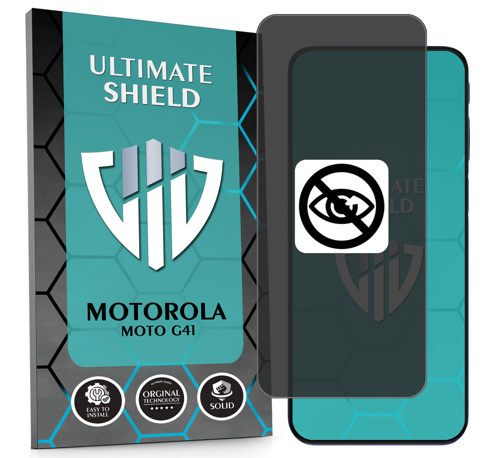 Sklo 5D Privacy Private Anti-spy Pro Motorola Moto G41 Hydrogelové Matné